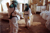 For an operation to remove asbestos